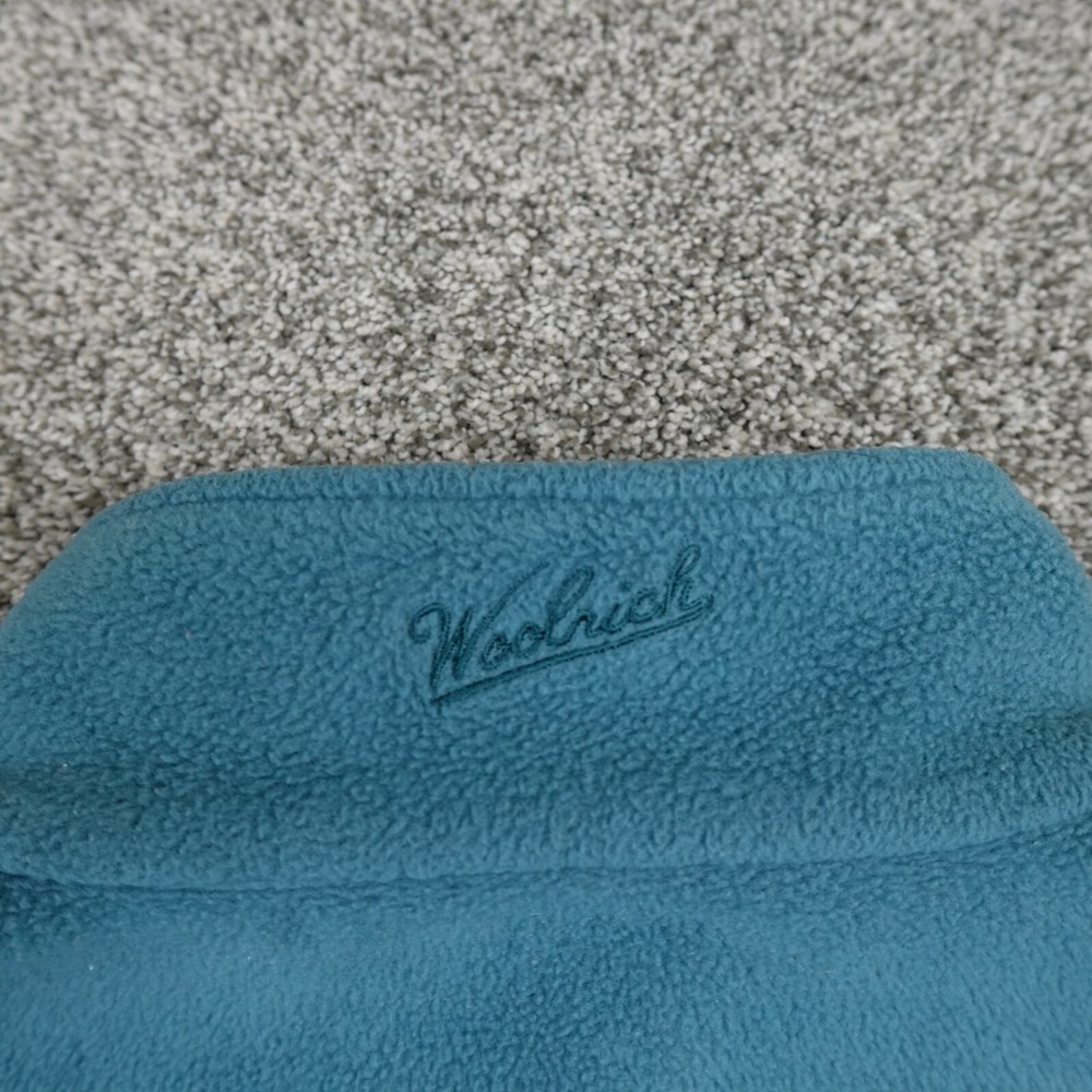 Woolrich Vest Womens L Blue Fleece Sleeveless Sweater Zip Outdoors Hike Trail - Picture 5 of 9